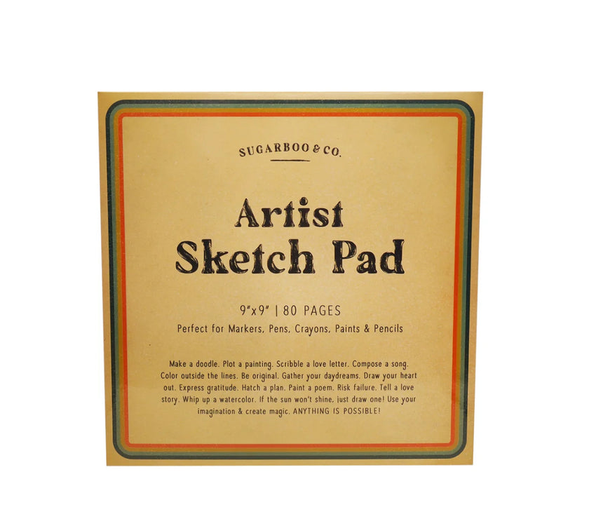 9”x9” Artist Sketch Pad