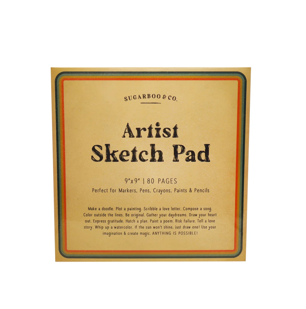 9”x9” Artist Sketch Pad