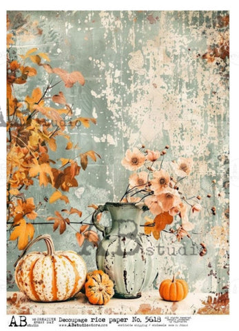 Pastel Pumpkins Distressed ABRP 5618