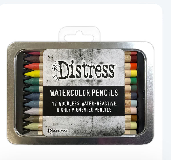 Tim Holtz Distress Watercolor Pencils SET 5
