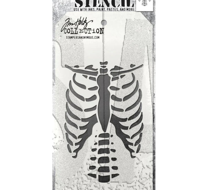 Tim Holtz Stencil Bones