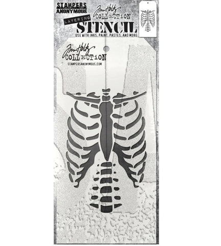 Tim Holtz Stencil Bones