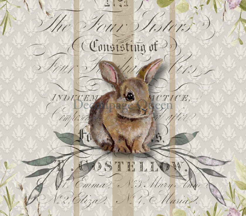 Hand Painted Bunny 0546