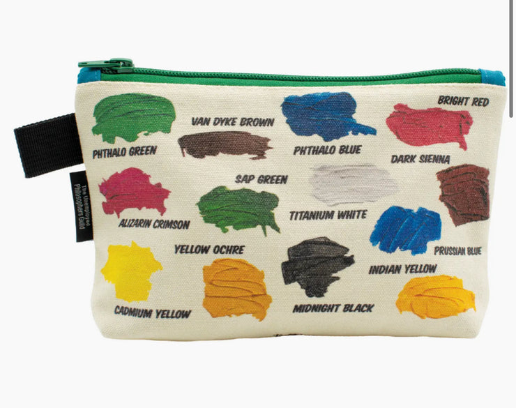 Bob Ross Canvas Pouch