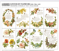 Lover of Flowers IOD Transfer