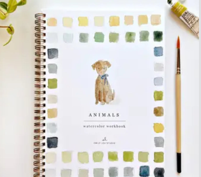 Emily Lex Watercolor Workbooks and Brushes