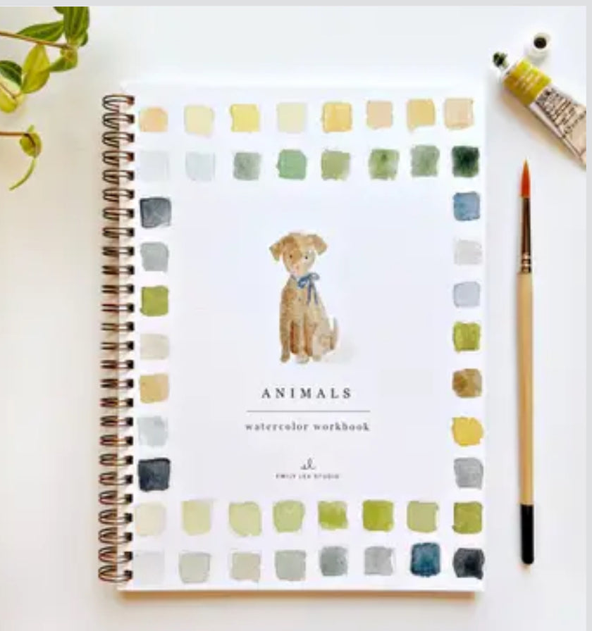 Emily Lex Watercolor Workbooks and Brushes