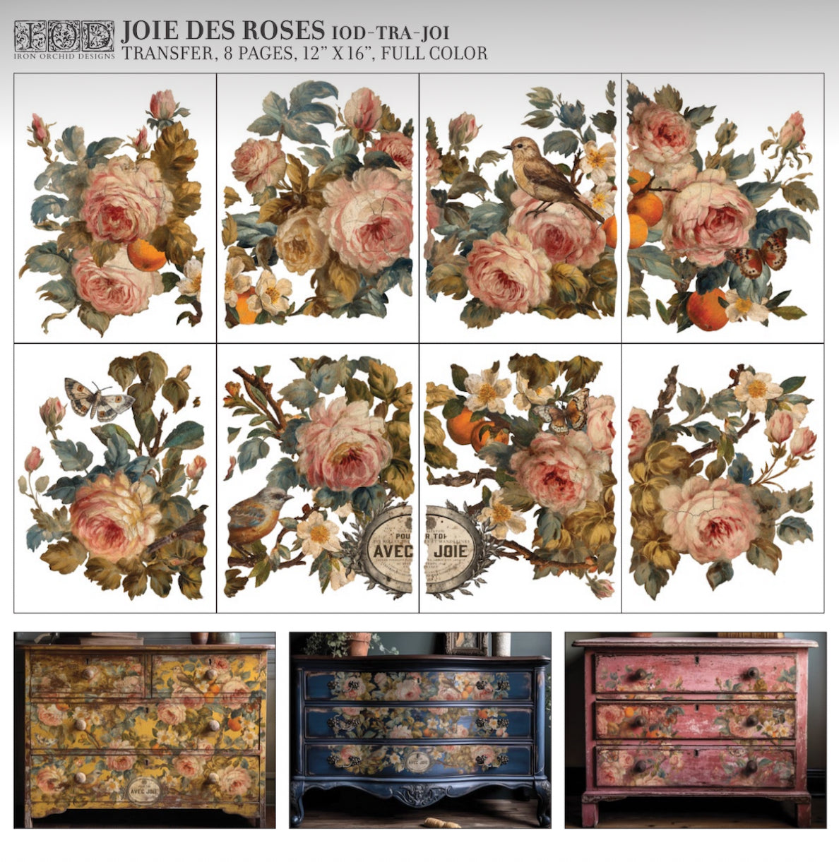 Joie de Roses  IOD Transfer