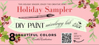 DIY Paint Mixology Holiday Edition SAMPLER Box 7 Colors plus golden ticket!