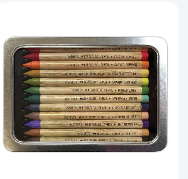 Tim Holtz Distress Watercolor Pencils SET 4