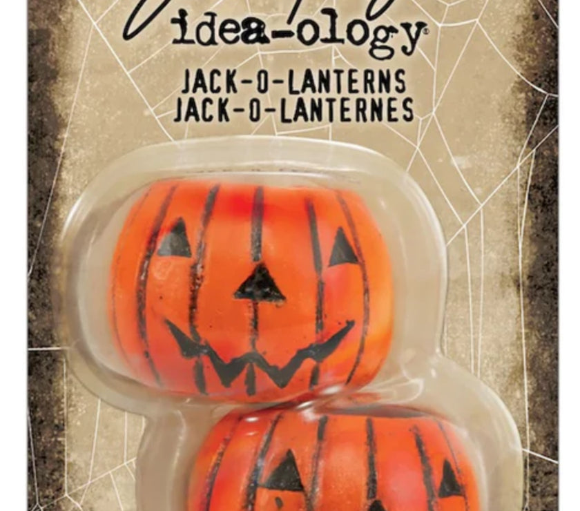 Tim Holtz idea-ology 2025 Halloween Jack-O-Lanterns