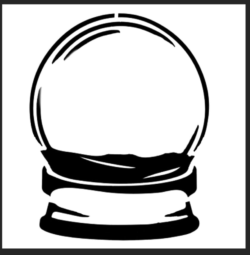 Roycycled Globe Stencil