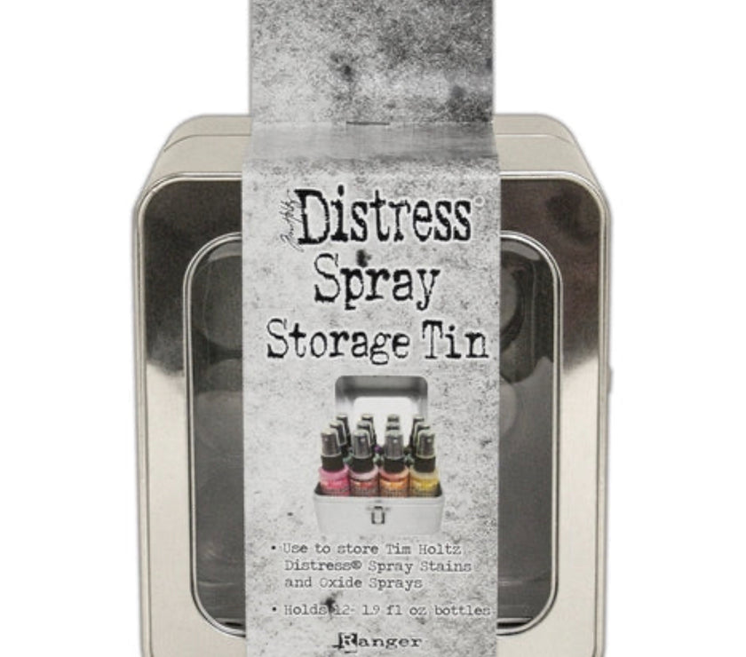 Distress Spray Storage Tin