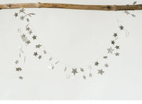 Star Shaped Garland with Glitter