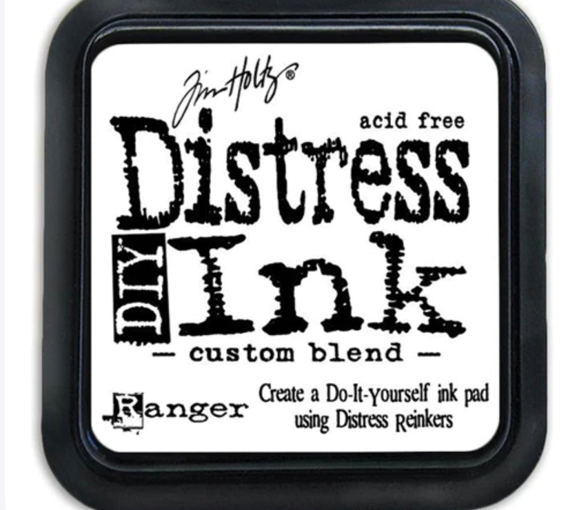 Distress Ink Pad DIY Custom Blend