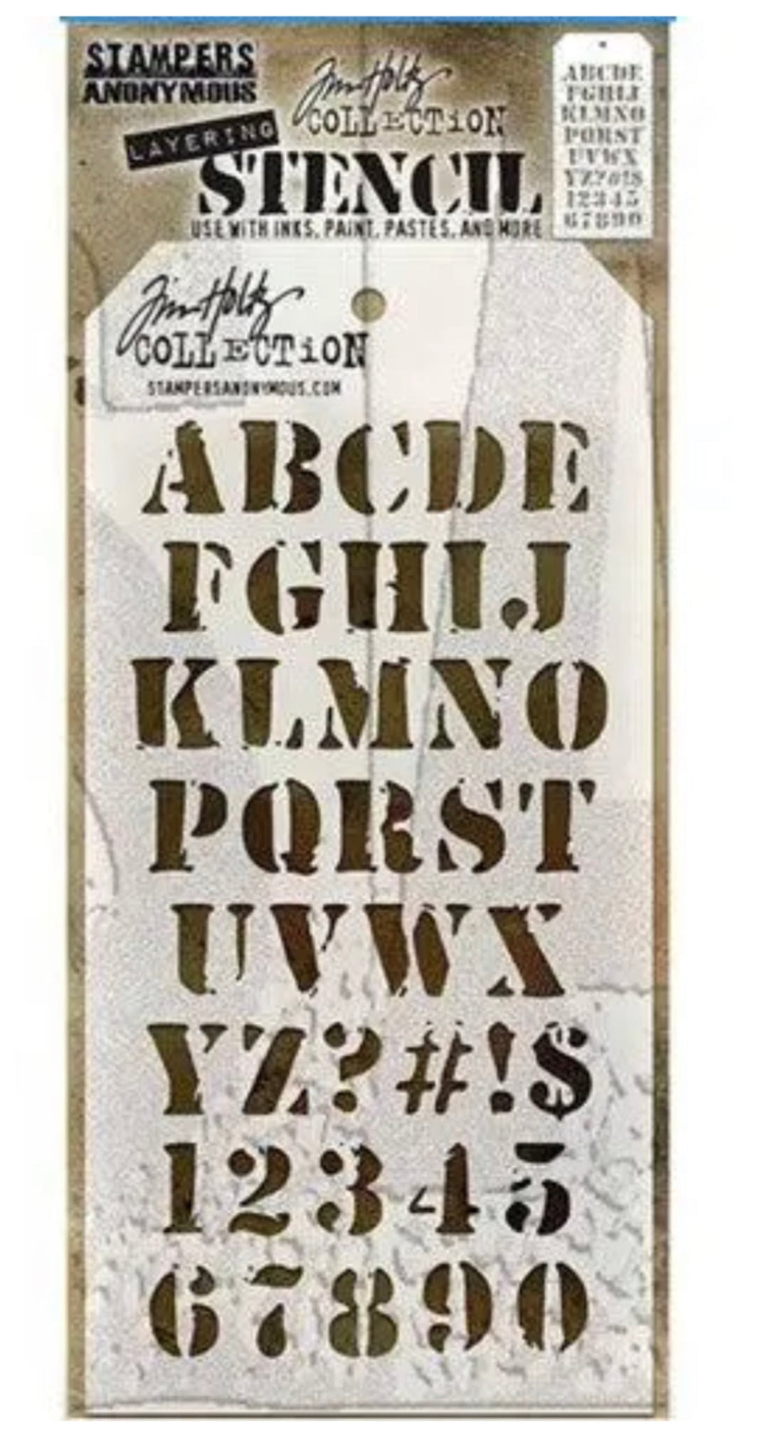 Tim Holtz Stencil Cargo