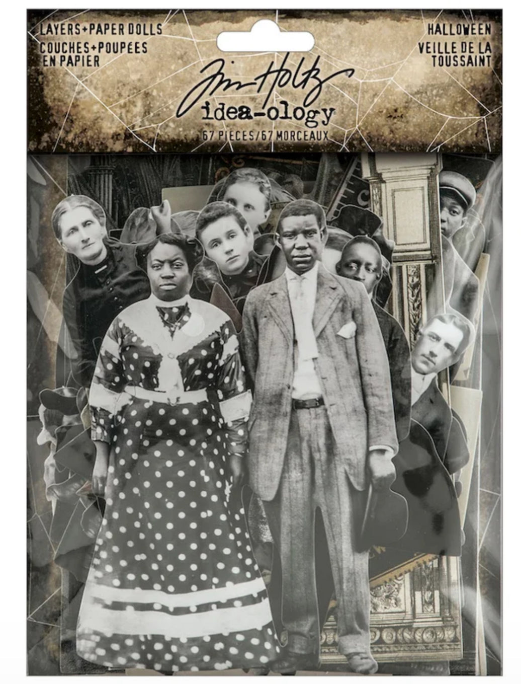 Tim Holtz Ideaology Layers + Paper Dolls Halloween