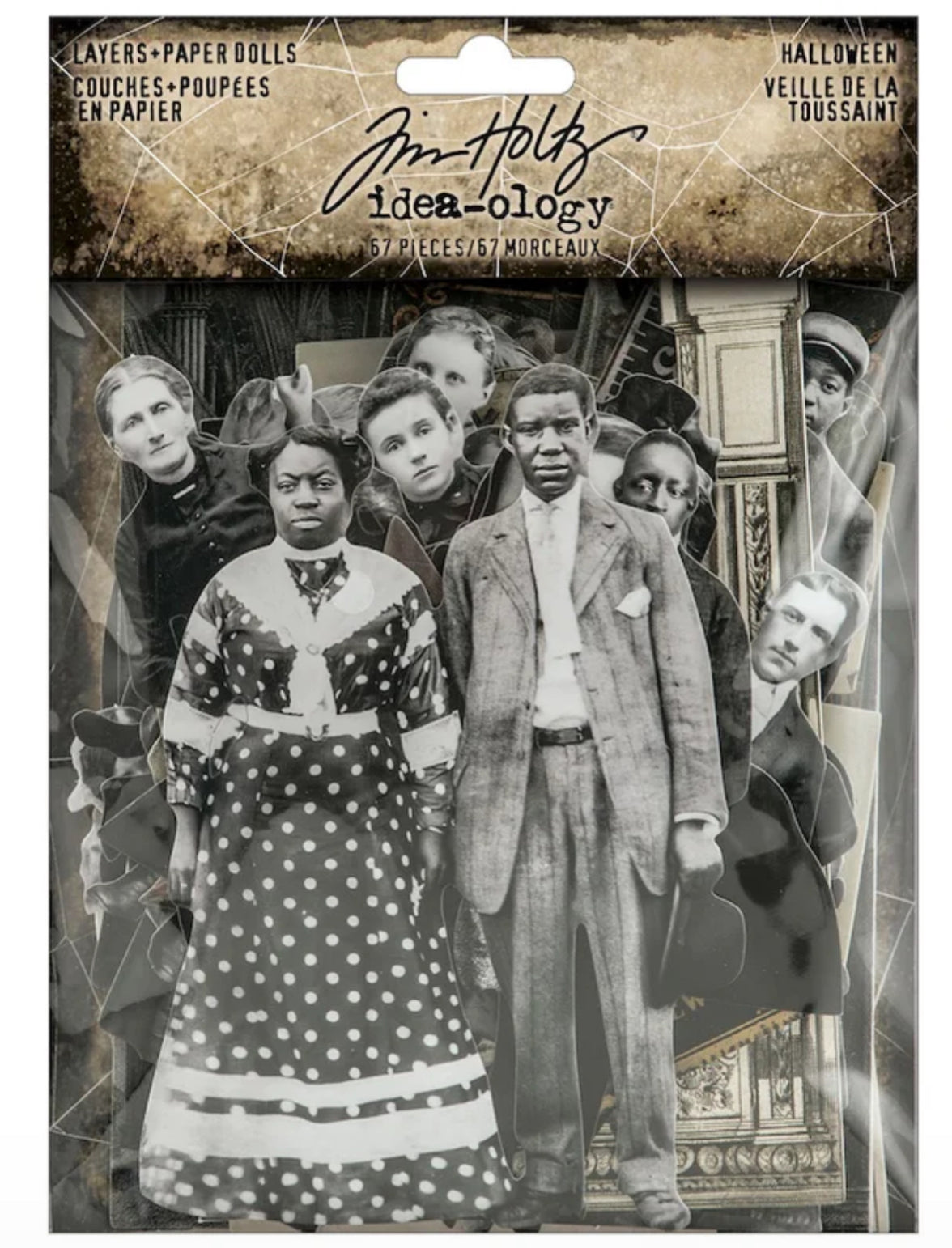 Tim Holtz Ideaology Layers + Paper Dolls Halloween