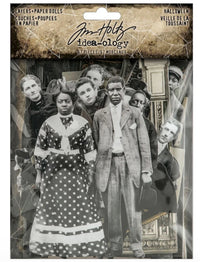 Tim Holtz Ideaology Layers + Paper Dolls Halloween