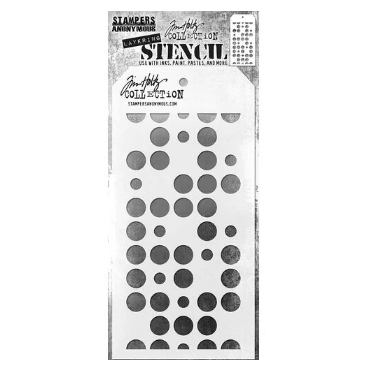 Tim Holtz Stencil Spots