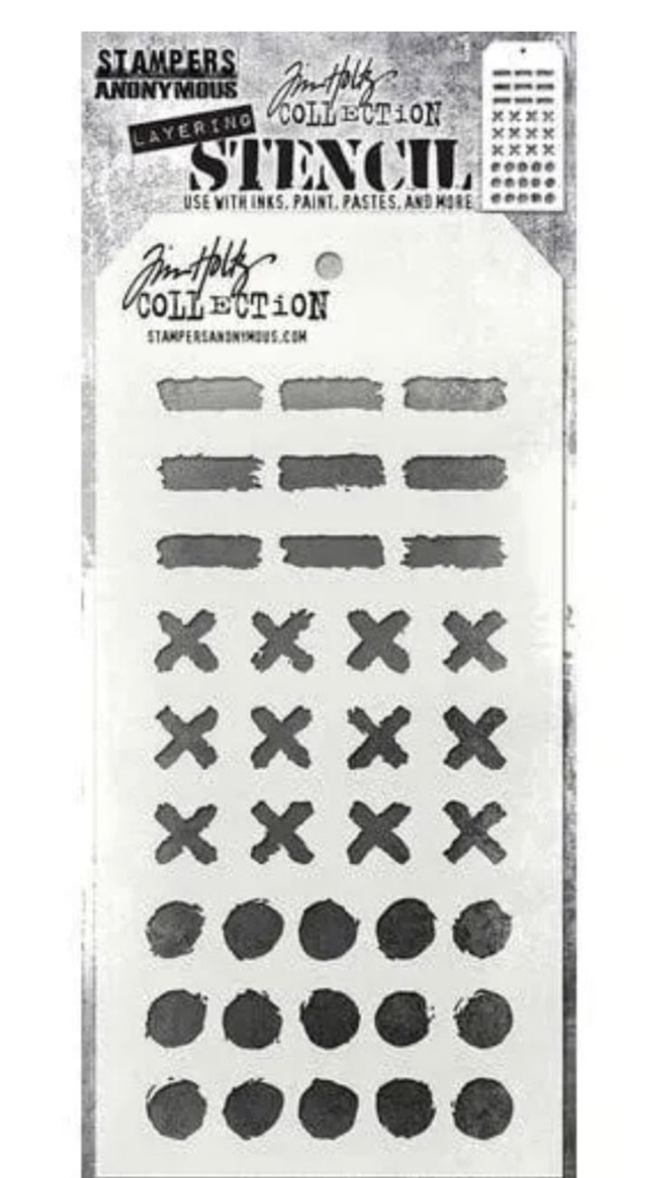 Tim Holtz Stencil Markings