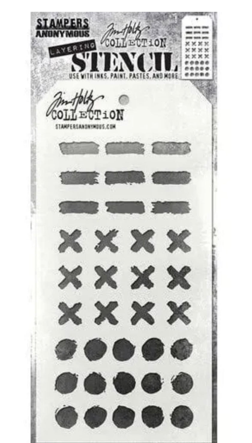 Tim Holtz Stencil Markings
