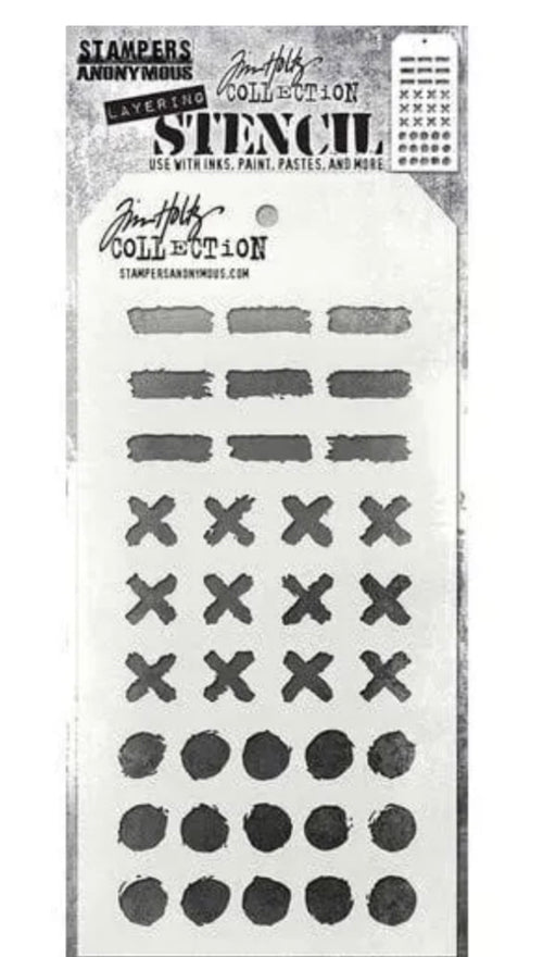 Tim Holtz Stencil Markings