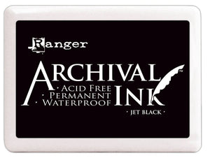 Ranger Archival Ink Pad Jet Black jumbo size