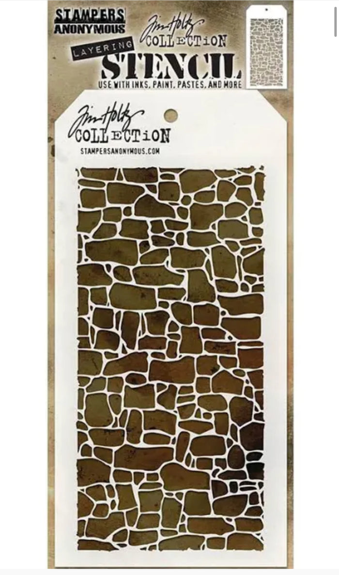 Tim Holtz Stencil Stone