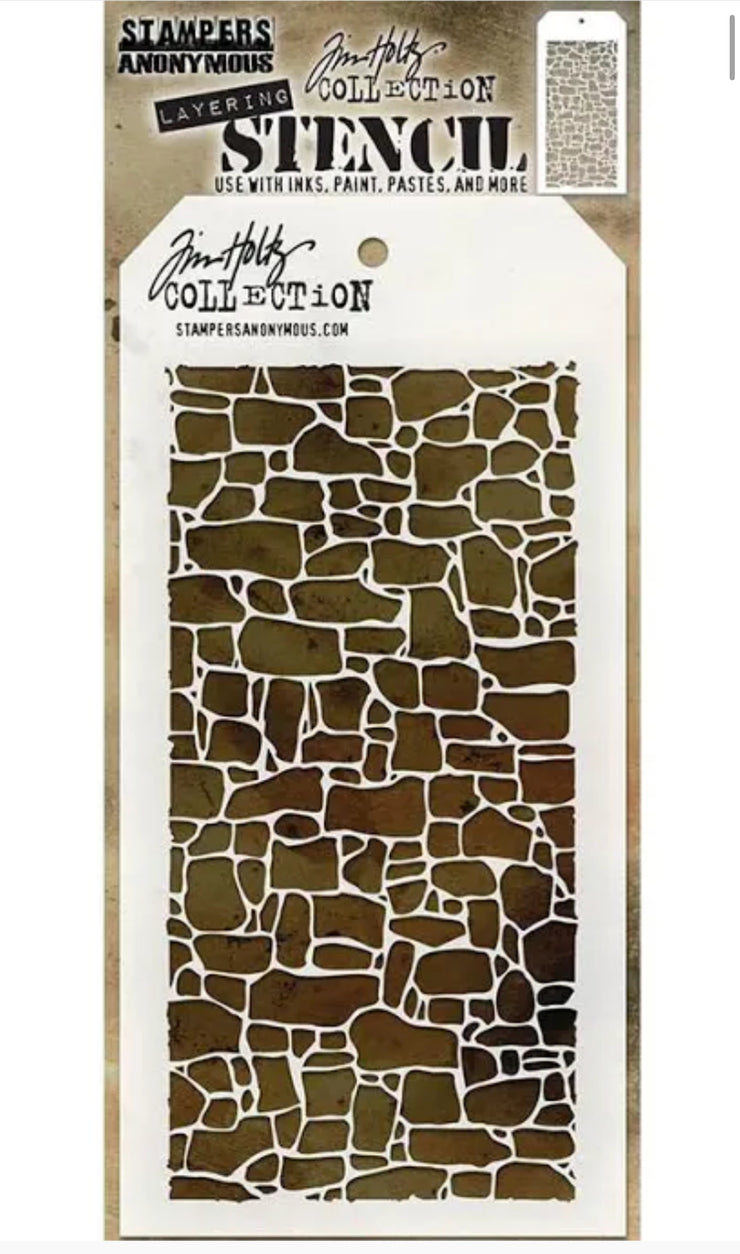 Tim Holtz Stencil Stone