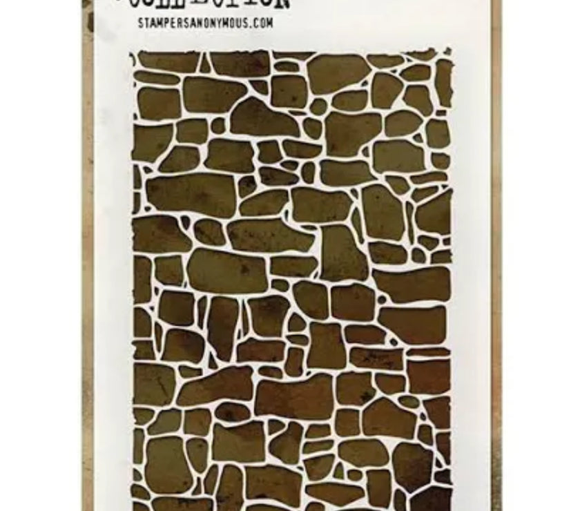 Tim Holtz Stencil Stone