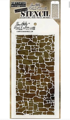 Tim Holtz Stencil Stone