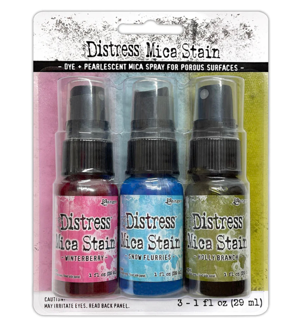 Tim Holtz Distress Holiday Mica Spray Sets