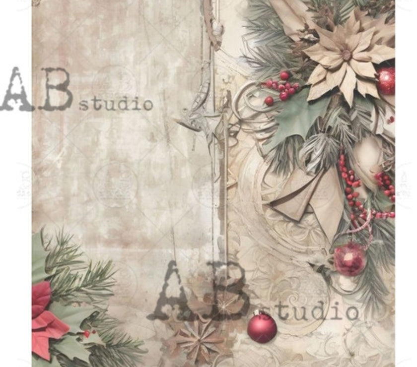 Festive Greenery Journal Page Christmas ABRP_5732
