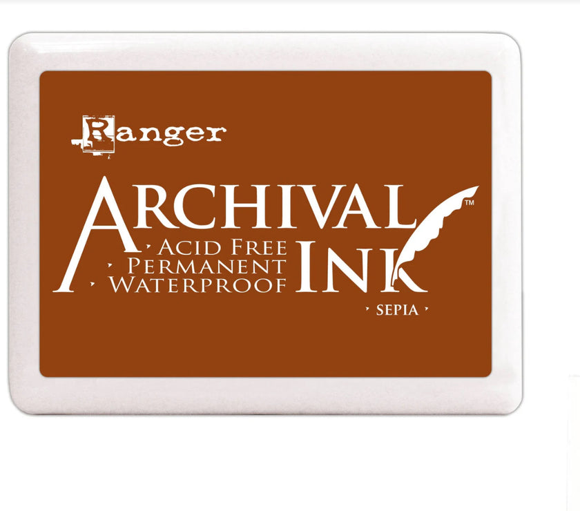 Ranger Archival Ink Pad Sepia jumbo size