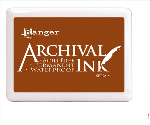 Ranger Archival Ink Pad Sepia jumbo size