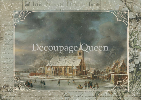 Winter's Joy, Decoupage Queen Dainty and the Queen