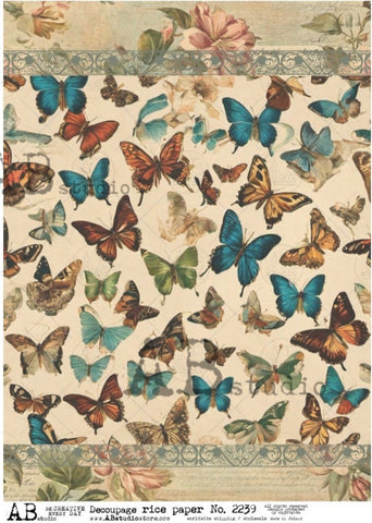 Vintage Butterflies 2239