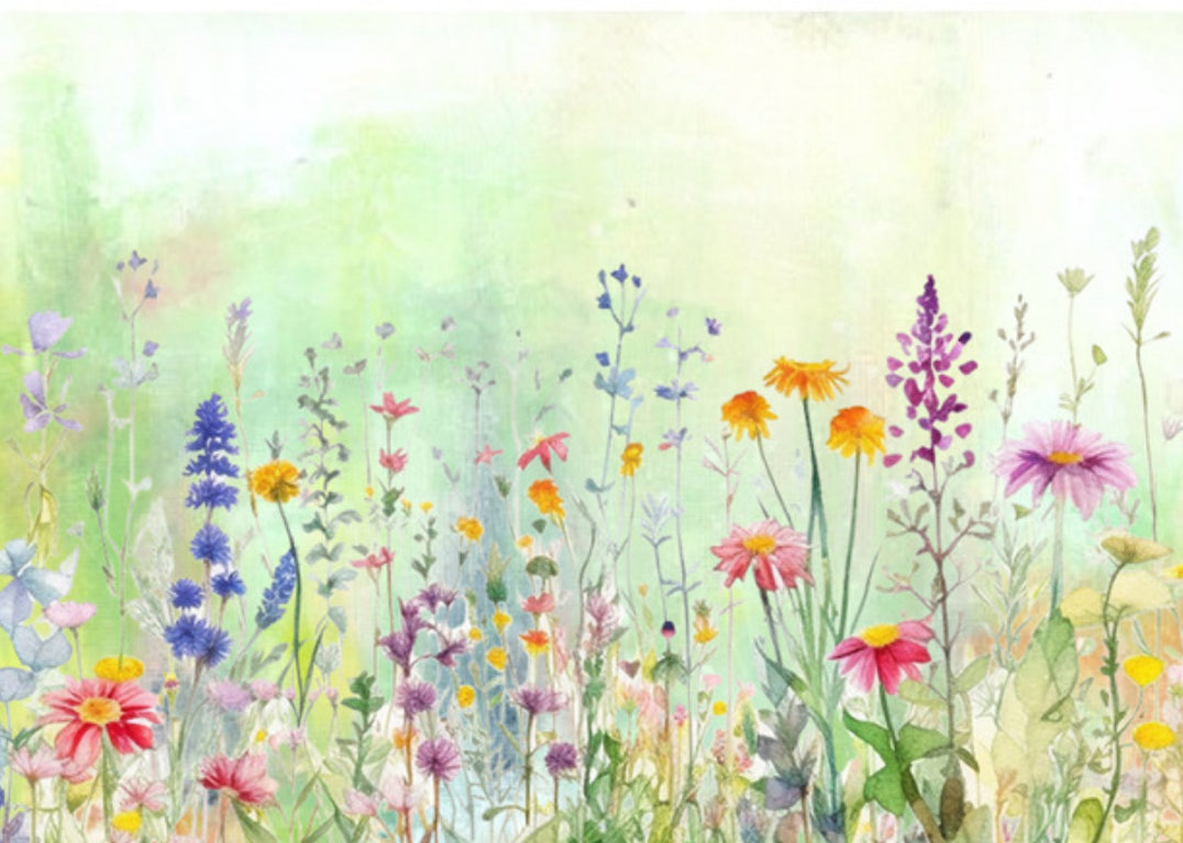 Summer Wildflowers Set, rice paper design by ellen j goods, arts & entertainment > hobbies & creative arts > arts & crafts, for decoupage and crafting