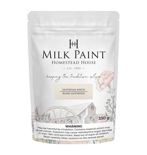Gustavian White Homestead House Milkpaint 300g