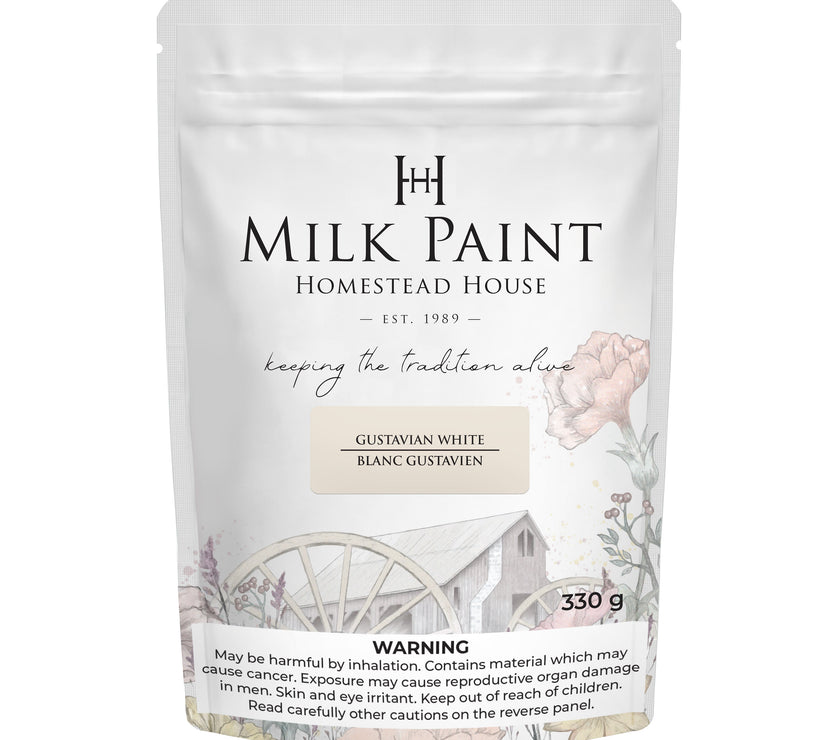 Gustavian White Homestead House Milkpaint 300g