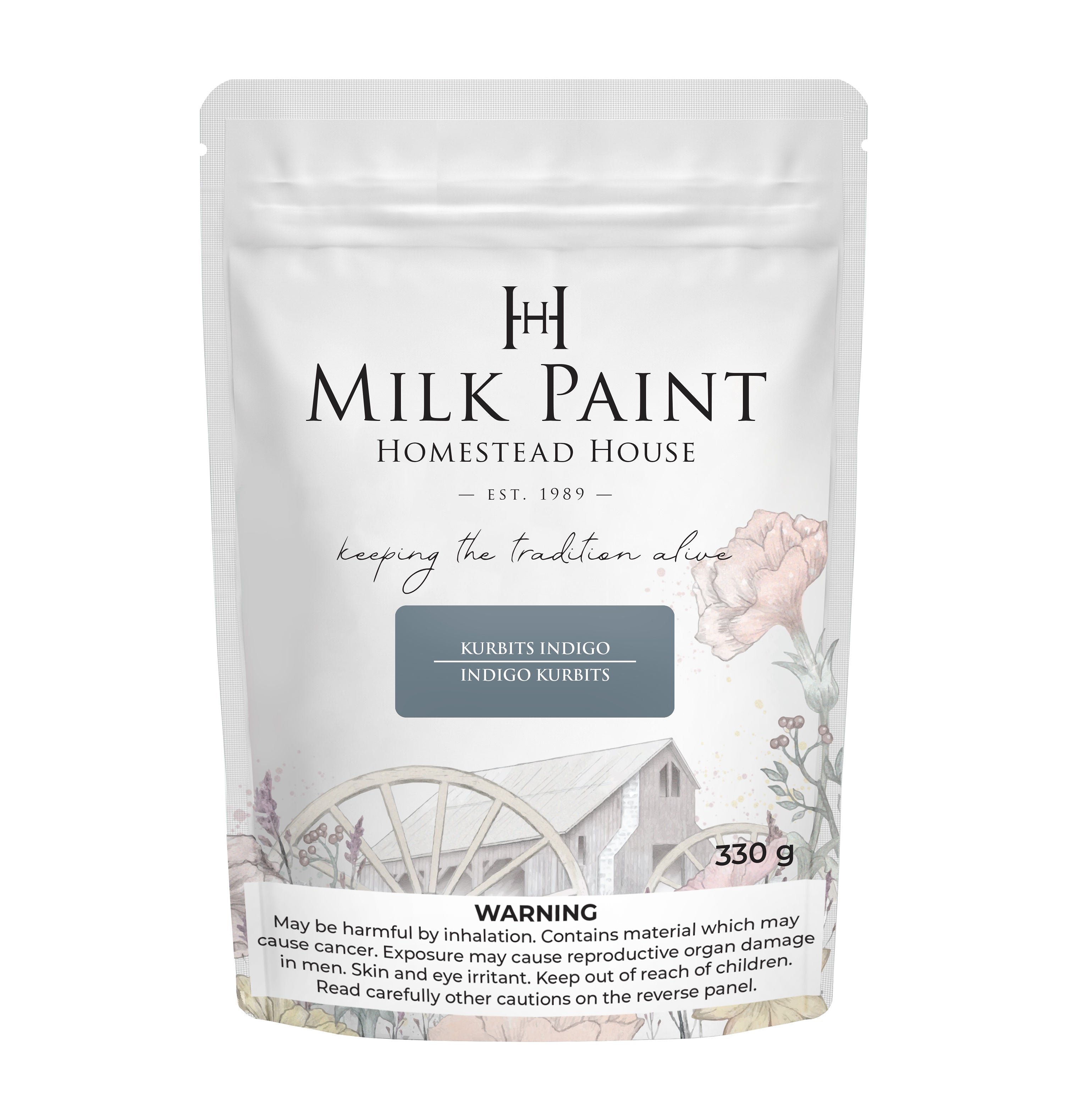 Kurbits Indigo Homestead House Milkpaint 330g