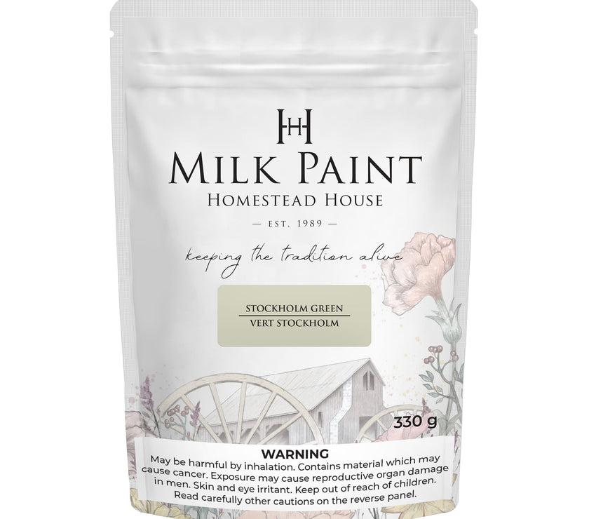 Stockholm Green Homestead House Milkpaint 330g