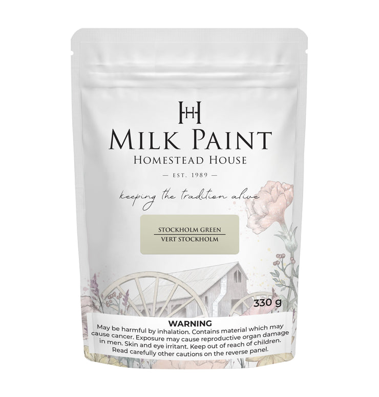 Stockholm Green Homestead House Milkpaint 330g