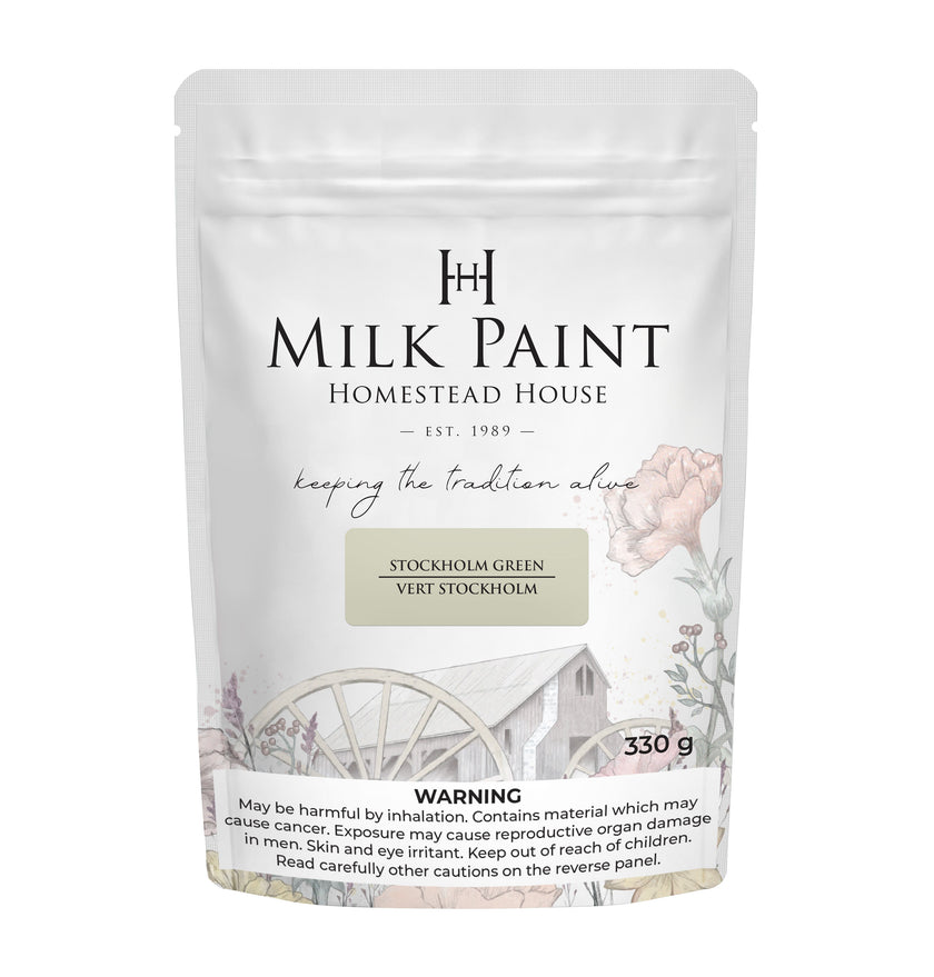 Stockholm Green Homestead House Milkpaint 330g