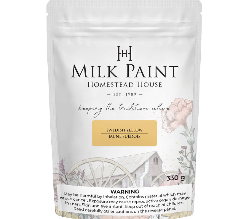 Swedish Yellow Homestead House Milkpaint