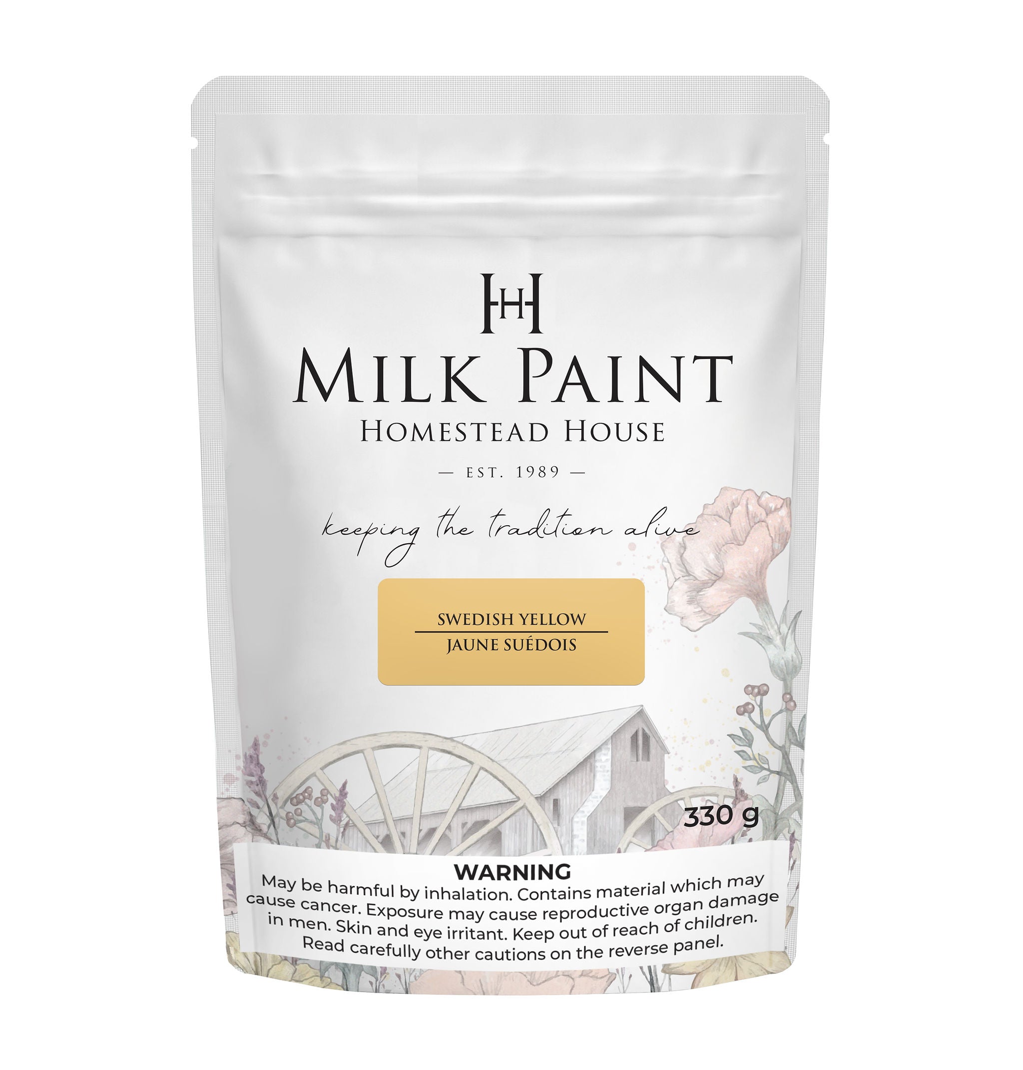 Swedish Yellow Homestead House Milkpaint