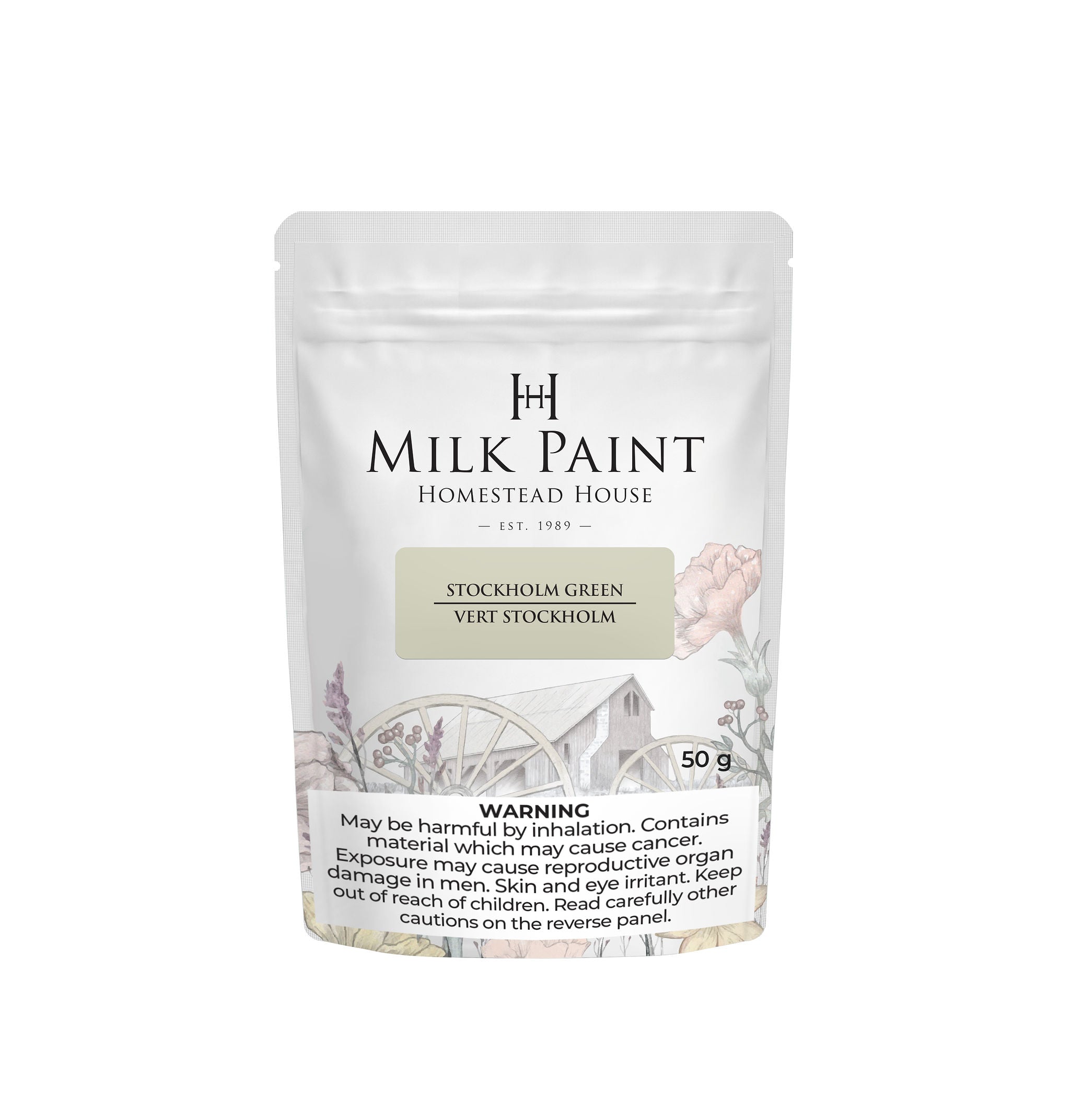 Stockholm Green Homestead House Milkpaint