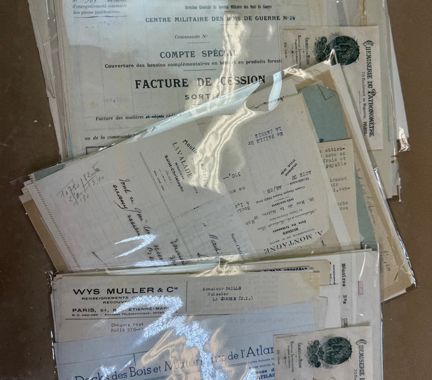 Assorted French Paper Bundles  set of 30