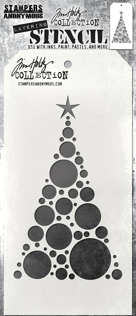 Tim Holtz Stencil Modern Tree